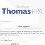 Rasha Abul Nasr , Thoma Certification